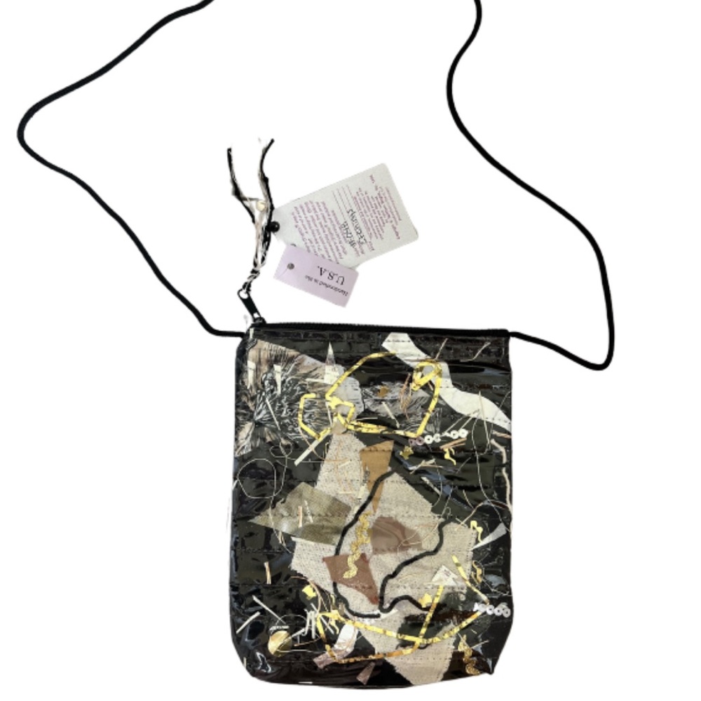 Northern Brights “Etchings” Recycled Art Purse